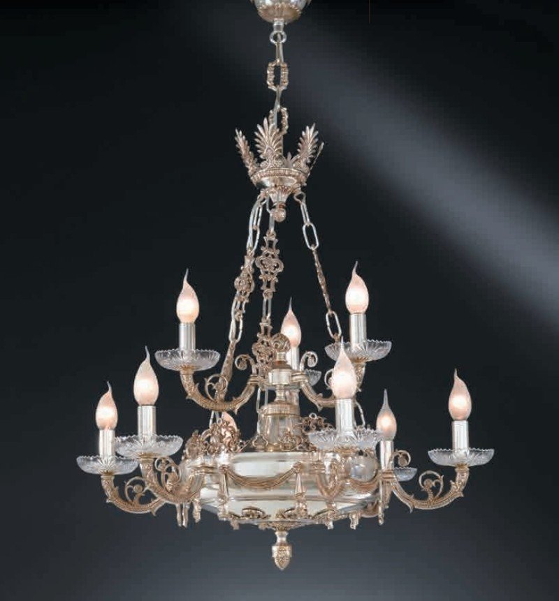 Nervilamp - Lampadario Ottone
